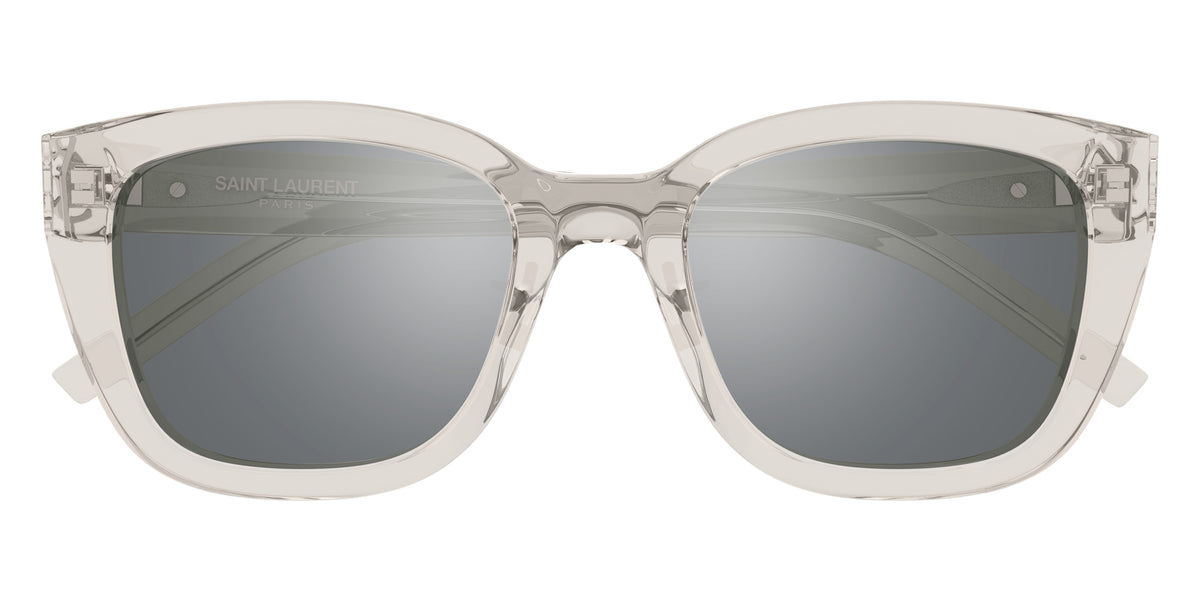 Saint Laurent SL M176 004 53 - Beige / Silver Mirrored #id:slm176004_s:104100
