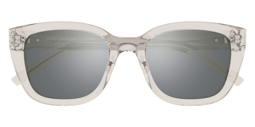 Saint Laurent SL M176 004 53 - Beige / Silver Mirrored #id:slm176004_s:104100