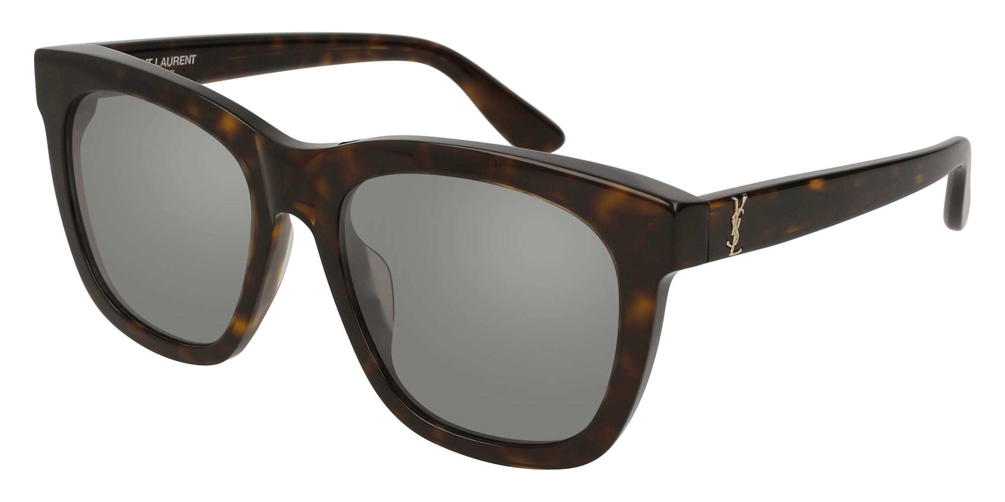 Saint Laurent SL M24/K 002 55 - Havana / Silver Flash #id:slm24k002_s:102100