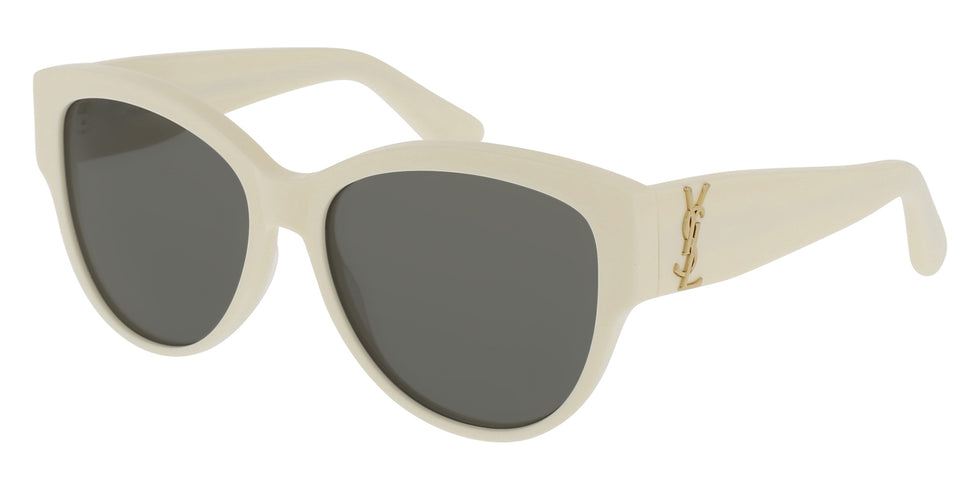 Saint Laurent SL M3 007 55 - Ivory / Gray #id:slm3007_s:104100