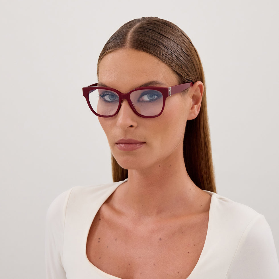 Saint Laurent SL M33 010 53 - Burgundy #id:slm33010_s:104115