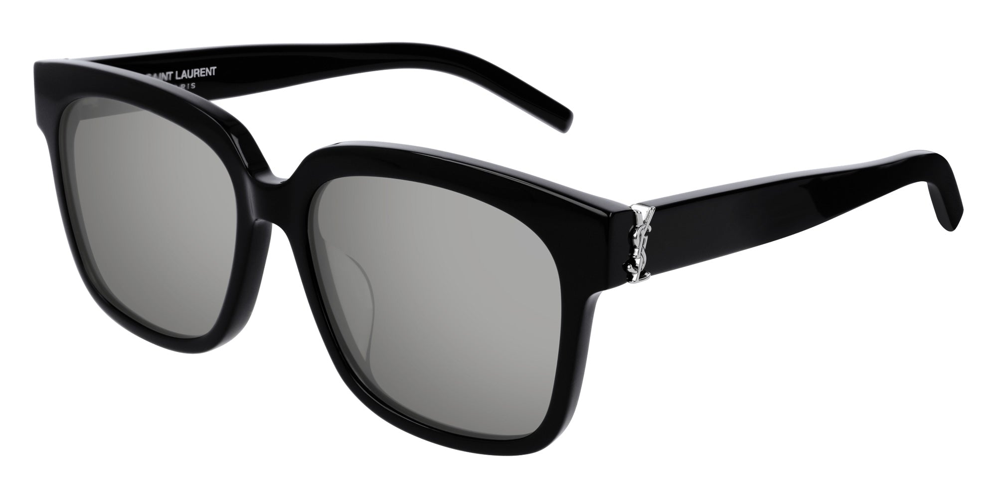 Saint Laurent SL M40/F 002 55 - Black / Silver Flash #id:slm40f002_s:100100