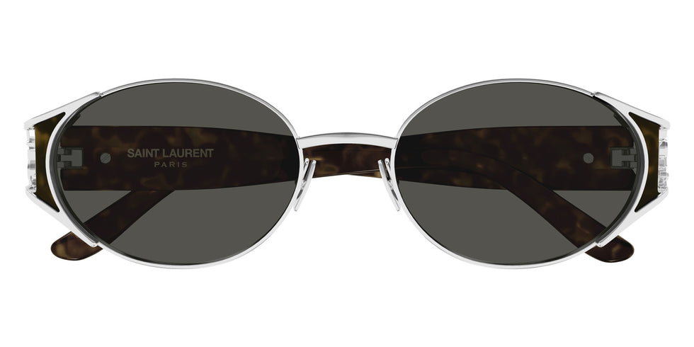 Saint Laurent SL M919 002 55 - Silver/Havana / Gray #id:slm919002_s:102100