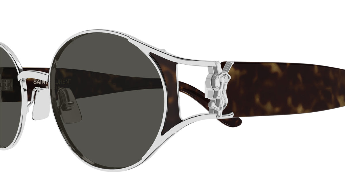 Saint Laurent SL M919 002 55 - Silver/Havana / Gray #id:slm919002_s:102110