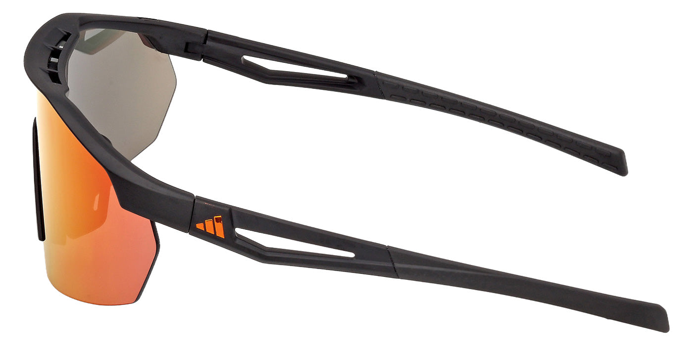 Adidas SP0116 02L 136 - Matte Black / Roviex Mirrored #id:sp011602l_s:100110