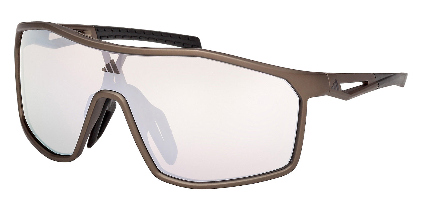 Adidas SP0117 49G 136 - Matte Dark Brown / Brown Mirrored #id:sp011749g_s:102105