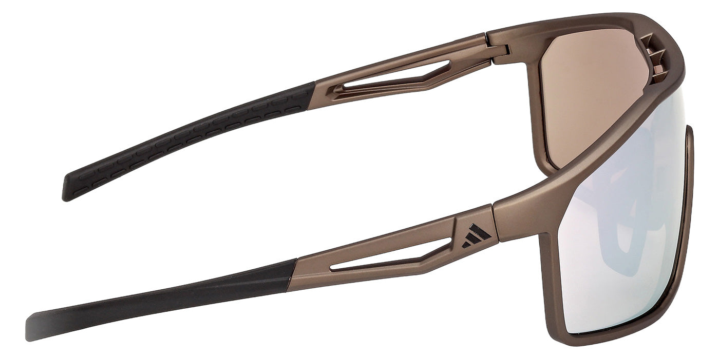 Adidas SP0117 49G 136 - Matte Dark Brown / Brown Mirrored #id:sp011749g_s:102130