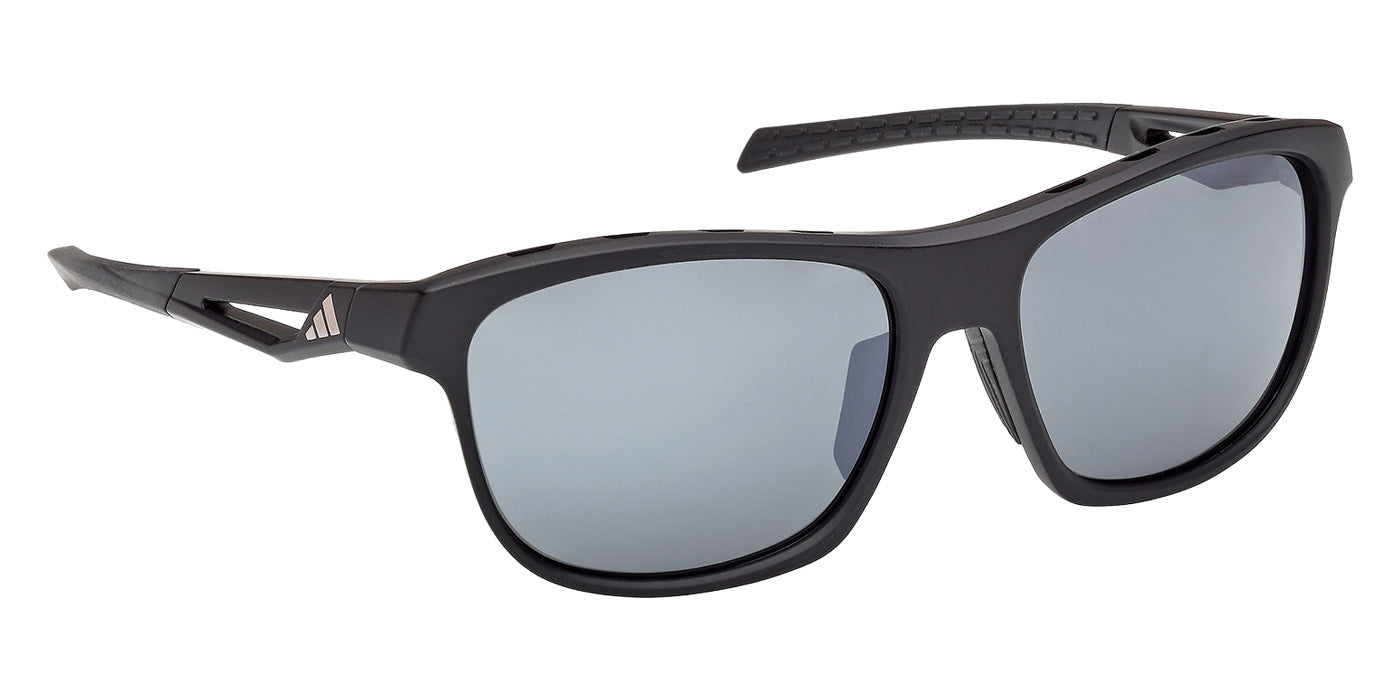 Adidas SP0118 02D 59 - Matte Black / Smoke Polarized #id:sp011802d_s:100135