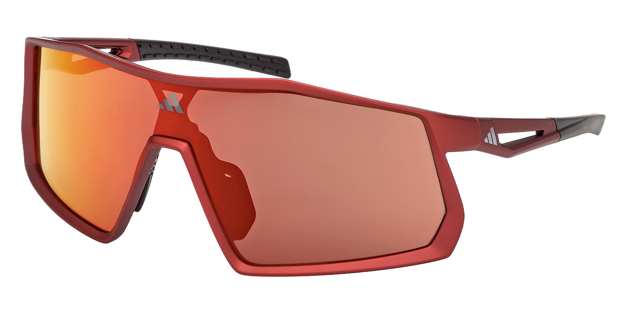 Adidas SP0123 67L 137 - Matte Dark Red / Roviex Mirrored 67L #id:sp012367l_s:102105