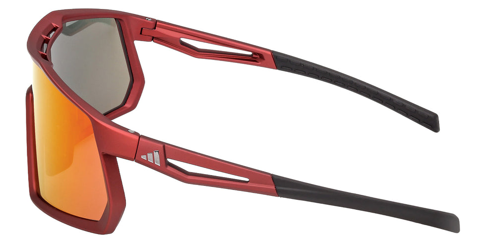 Adidas SP0123 67L 137 - Matte Dark Red / Roviex Mirrored 67L #id:sp012367l_s:102110