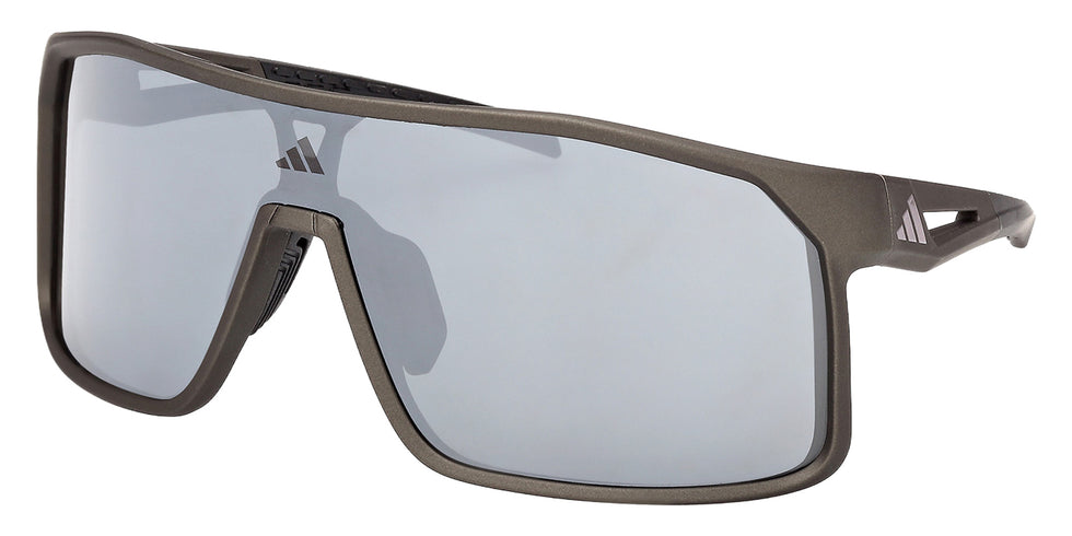 Adidas SP0124 97C 146 - Matte Dark Green / Smoke Mirrored 97C #id:sp012497c_s:102105