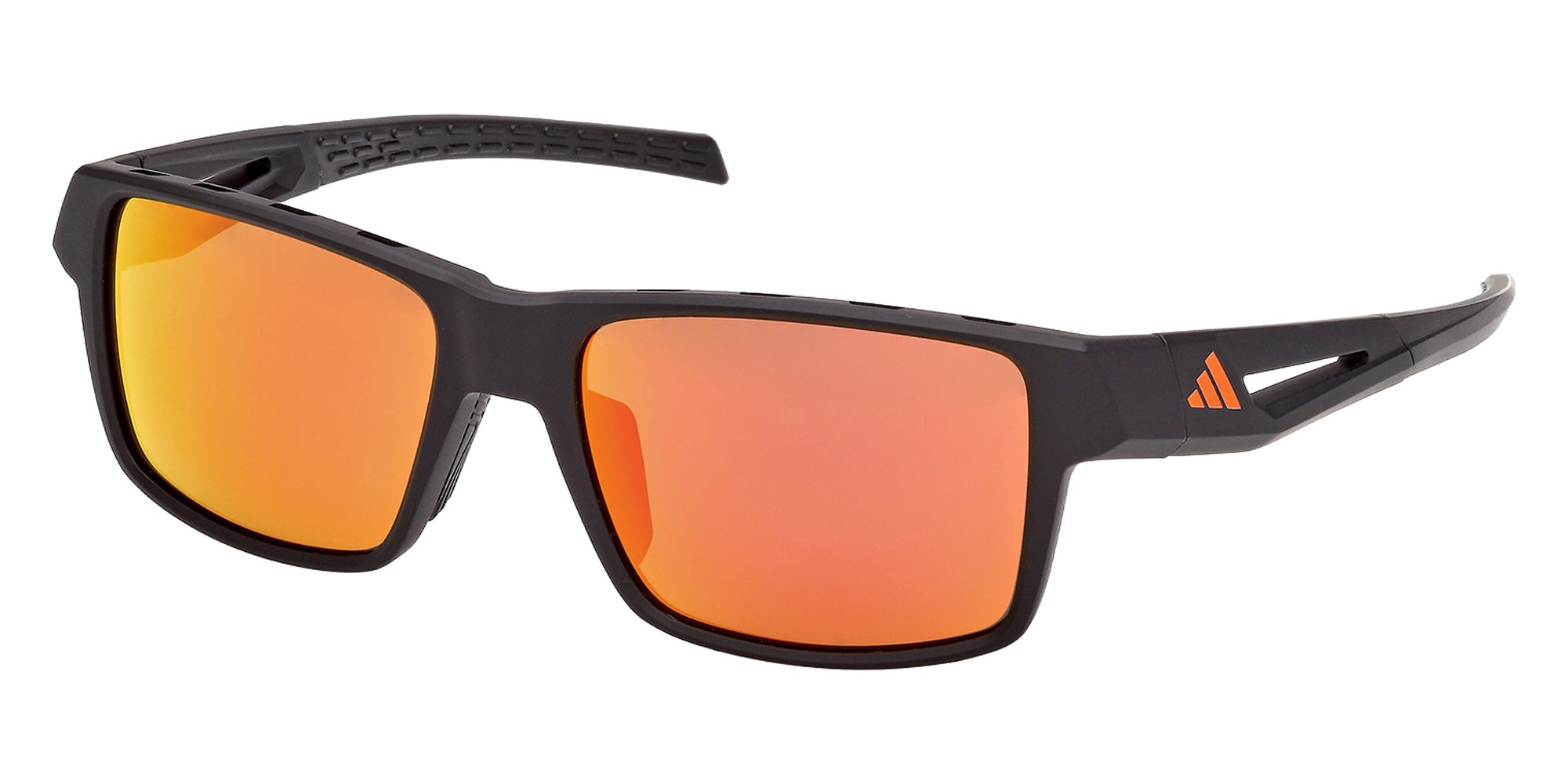 Adidas SP0125 02L 55 - Matte Black / Roviex Mirrored 02L #id:sp012502l_s:100105