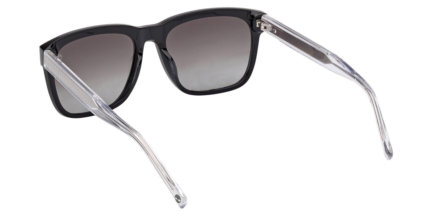 Timberland TB00059 01D 56 - Shiny Black / Gradient Smoke Polarized #id:tb0005901d_s:100115