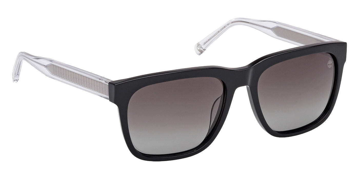 Timberland TB00059 01D 56 - Shiny Black / Gradient Smoke Polarized #id:tb0005901d_s:100135