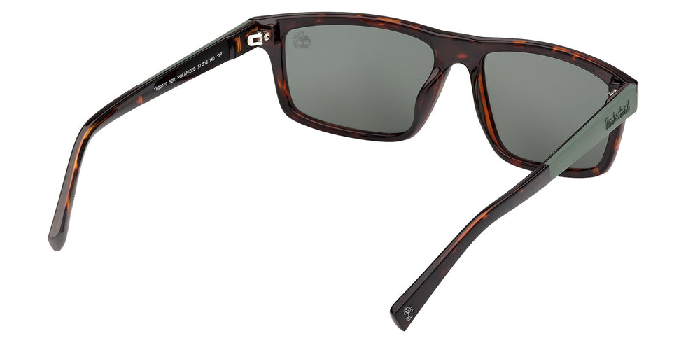 Timberland TB00070 52R 57 - Dark Havana / Green Polarized #id:tb0007052r_s:104125