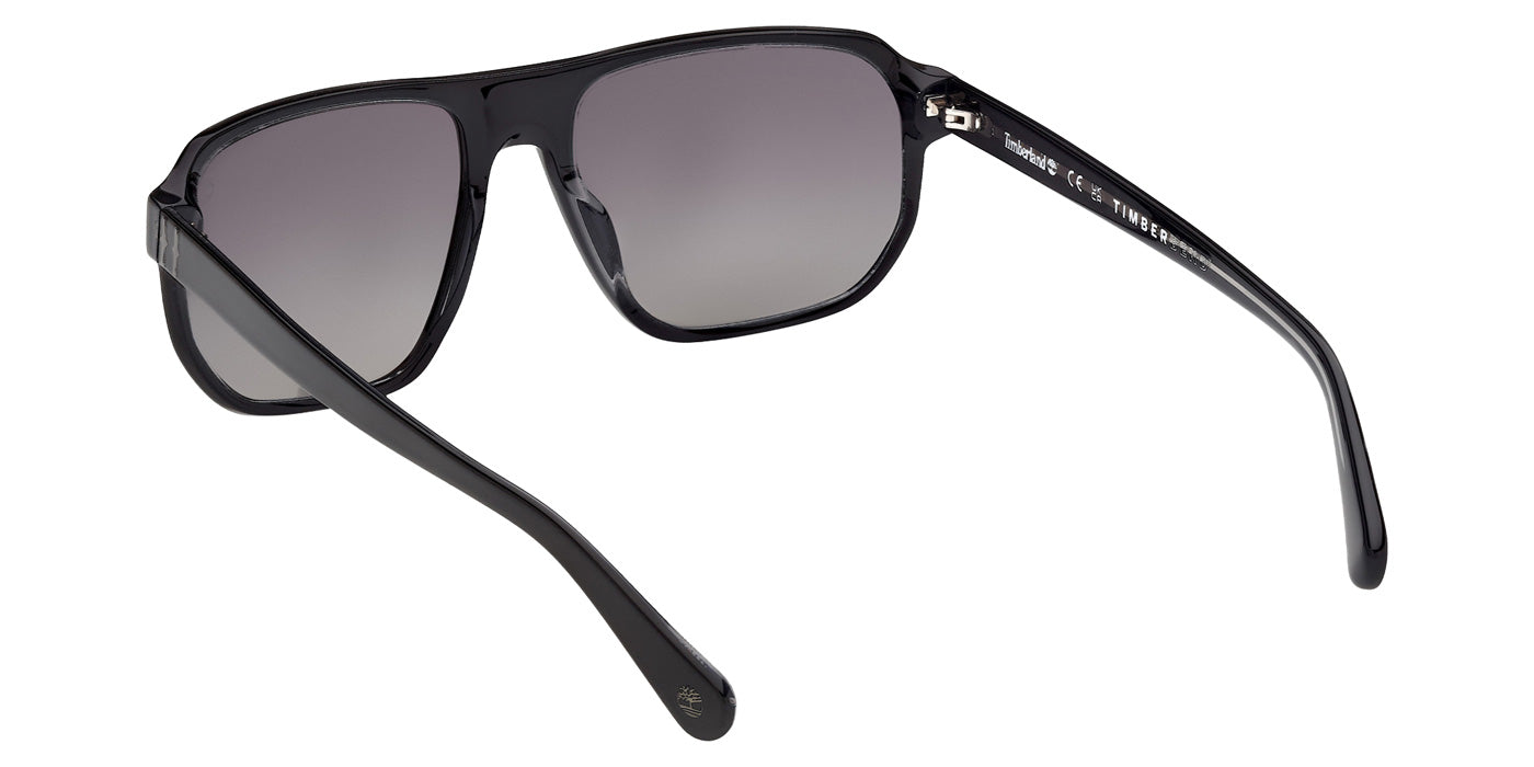 Timberland TB00075 01D 61 - Shiny Black / Smoke Polarized #id:tb0007501d_s:100115