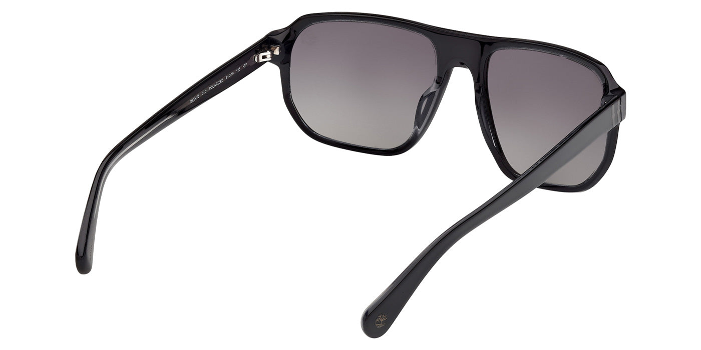 Timberland TB00075 01D 61 - Shiny Black / Smoke Polarized #id:tb0007501d_s:100125
