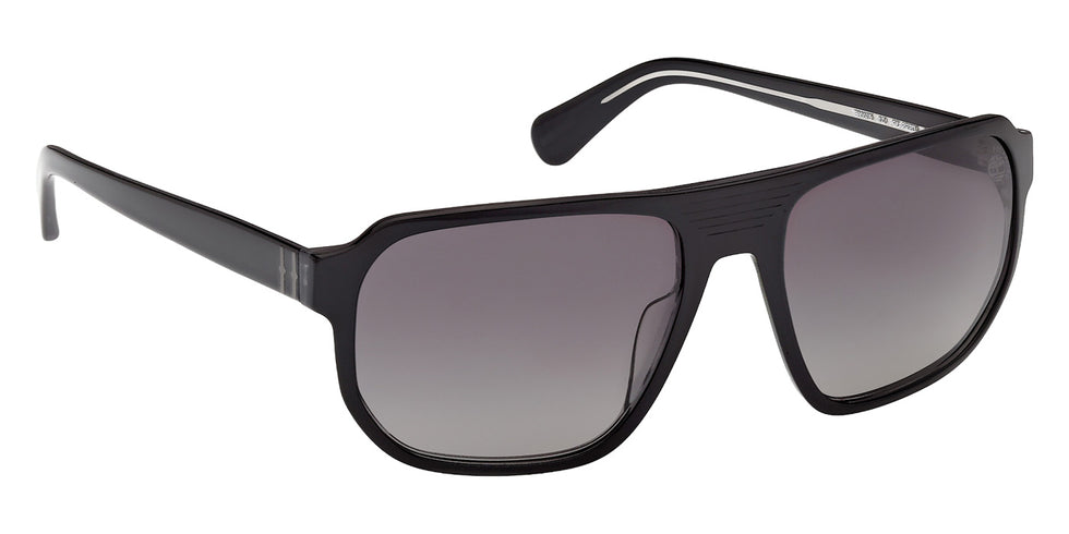 Timberland TB00075 01D 61 - Shiny Black / Smoke Polarized #id:tb0007501d_s:100135