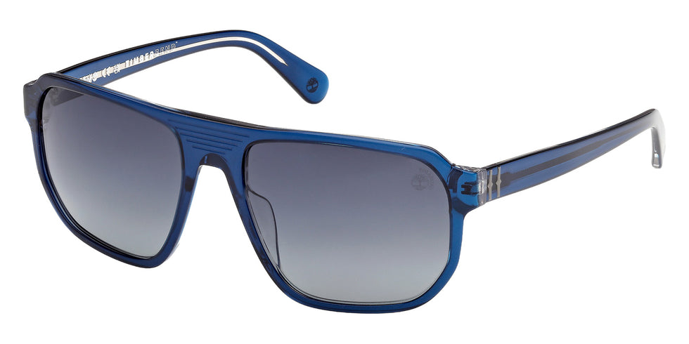 Timberland TB00075 90D 61 - Shiny Blue / Blue Polarized #id:tb0007590d_s:102105