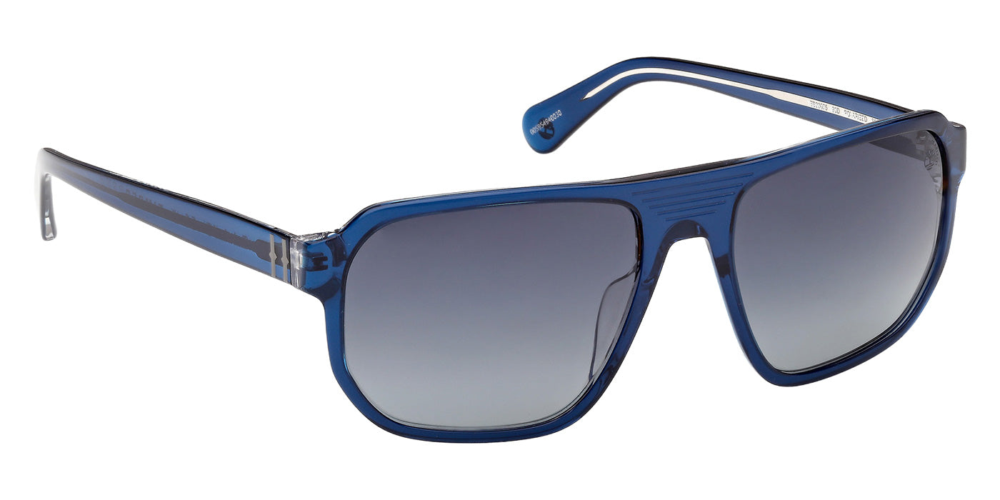 Timberland TB00075 90D 61 - Shiny Blue / Blue Polarized #id:tb0007590d_s:102135