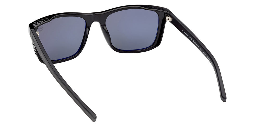 Timberland TB00086 01D 55 - Shiny Black / Smoke Polarized #id:tb0008601d_s:100115