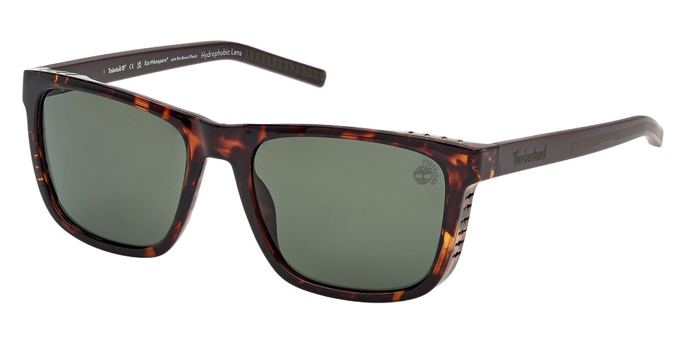 Timberland TB00086 52R 55 - Dark Havana / Green Polarized #id:tb0008652r_s:104105