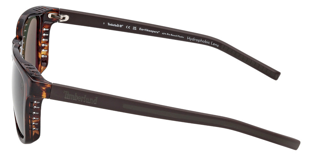 Timberland TB00086 52R 55 - Dark Havana / Green Polarized #id:tb0008652r_s:104110