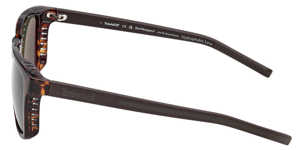 Timberland TB00086 52R 55 - Dark Havana / Green Polarized #id:tb0008652r_s:104110