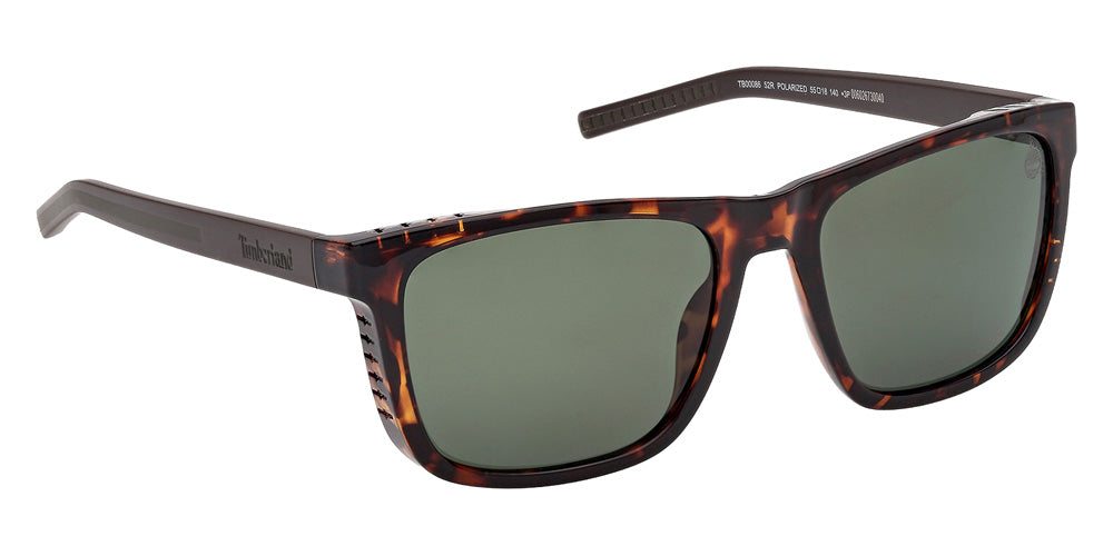 Timberland TB00086 52R 55 - Dark Havana / Green Polarized #id:tb0008652r_s:104135