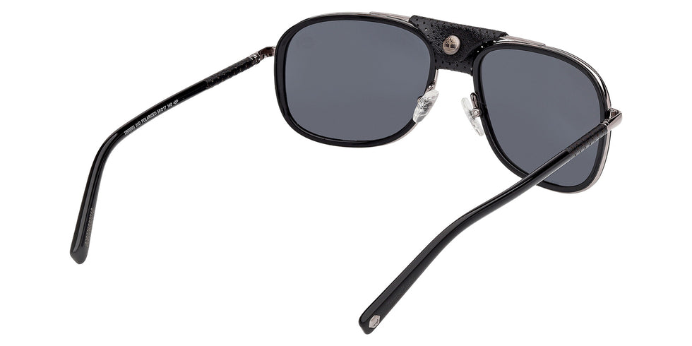 Timberland TB00091 01D 58 - Shiny Black / Smoke Polarized #id:tb0009101d_s:100125