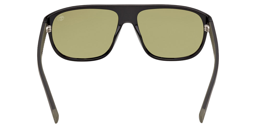 Timberland TB00094 01R 60 - Shiny Black / Green Polarized #id:tb0009401r_s:100120