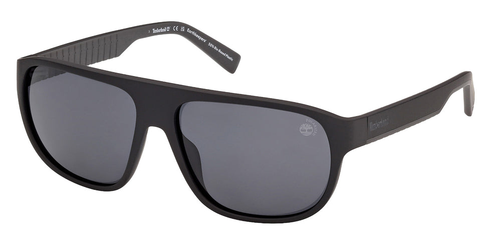 Timberland TB00094 02D 60 - Matte Black / Smoke Polarized #id:tb0009402d_s:102105
