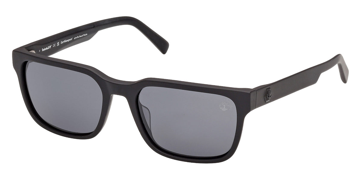 Timberland TB00099 02D 56 - Matte Black / Smoke Polarized #id:tb0009902d_s:100105