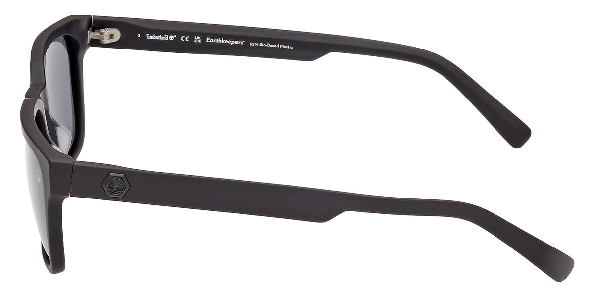 Timberland TB00099 02D 56 - Matte Black / Smoke Polarized #id:tb0009902d_s:100110