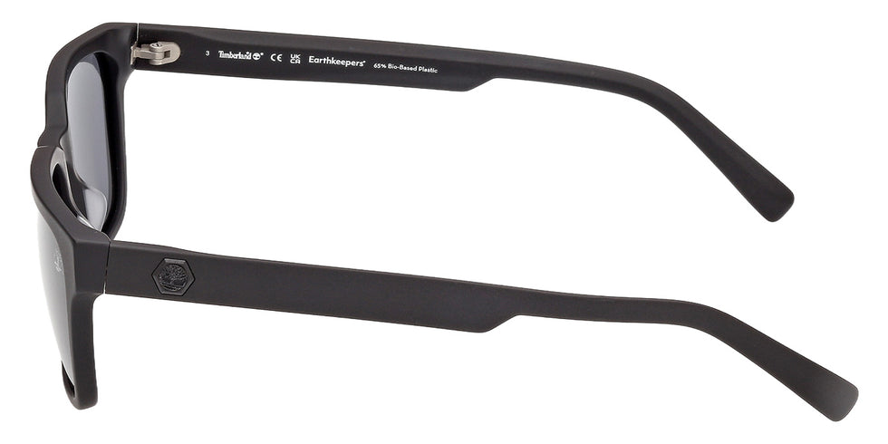 Timberland TB00099 02D 56 - Matte Black / Smoke Polarized #id:tb0009902d_s:100110