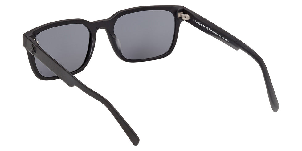 Timberland TB00099 02D 56 - Matte Black / Smoke Polarized #id:tb0009902d_s:100115