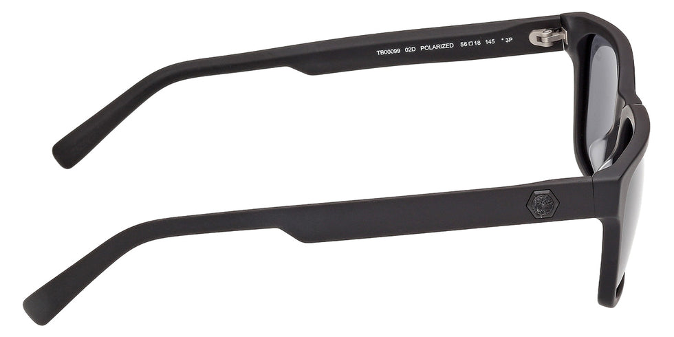 Timberland TB00099 02D 56 - Matte Black / Smoke Polarized #id:tb0009902d_s:100130