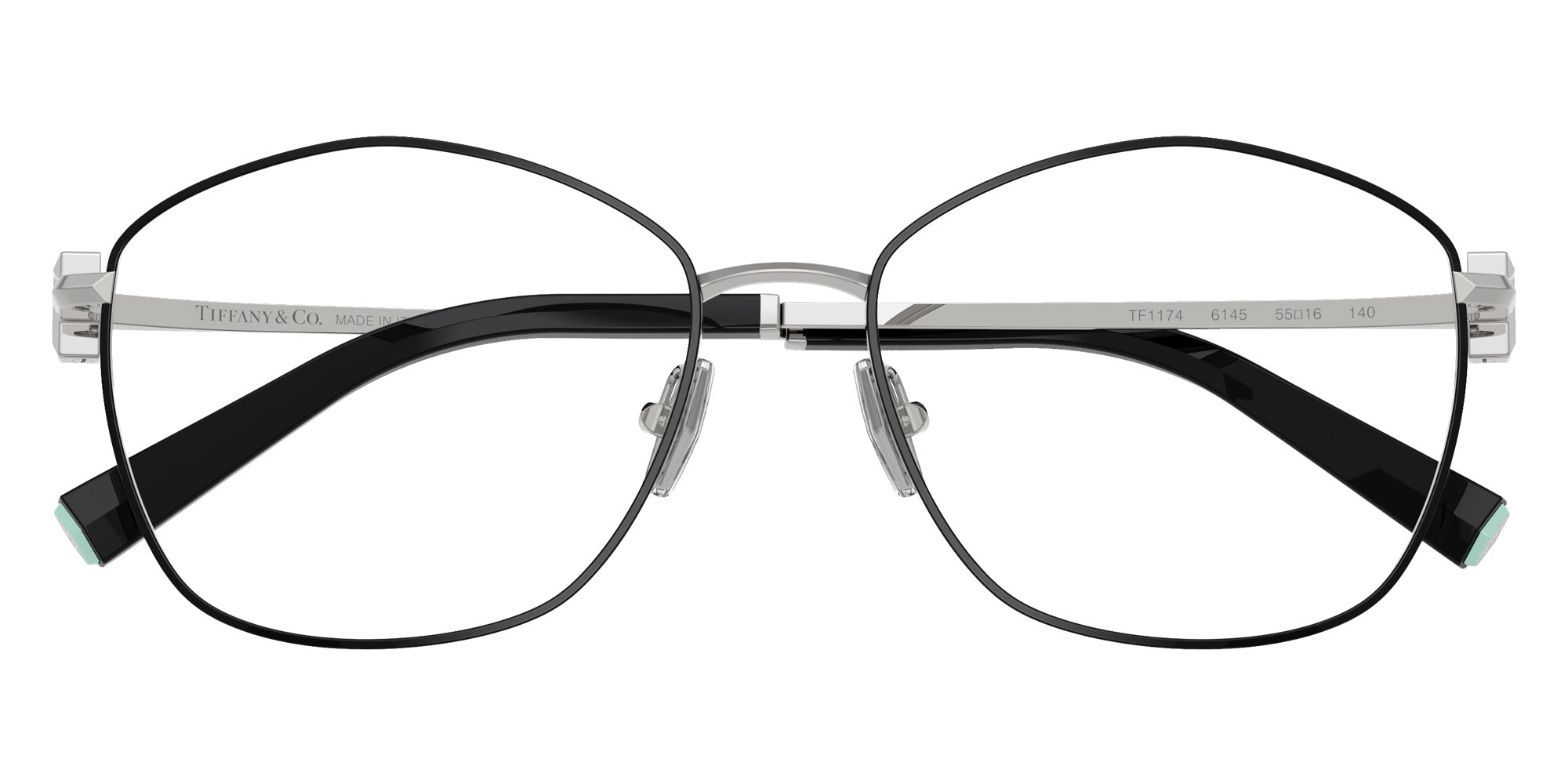 TIFFANY TF1174 6145 53 - Black on Silver #id:tf11746145_s:108120