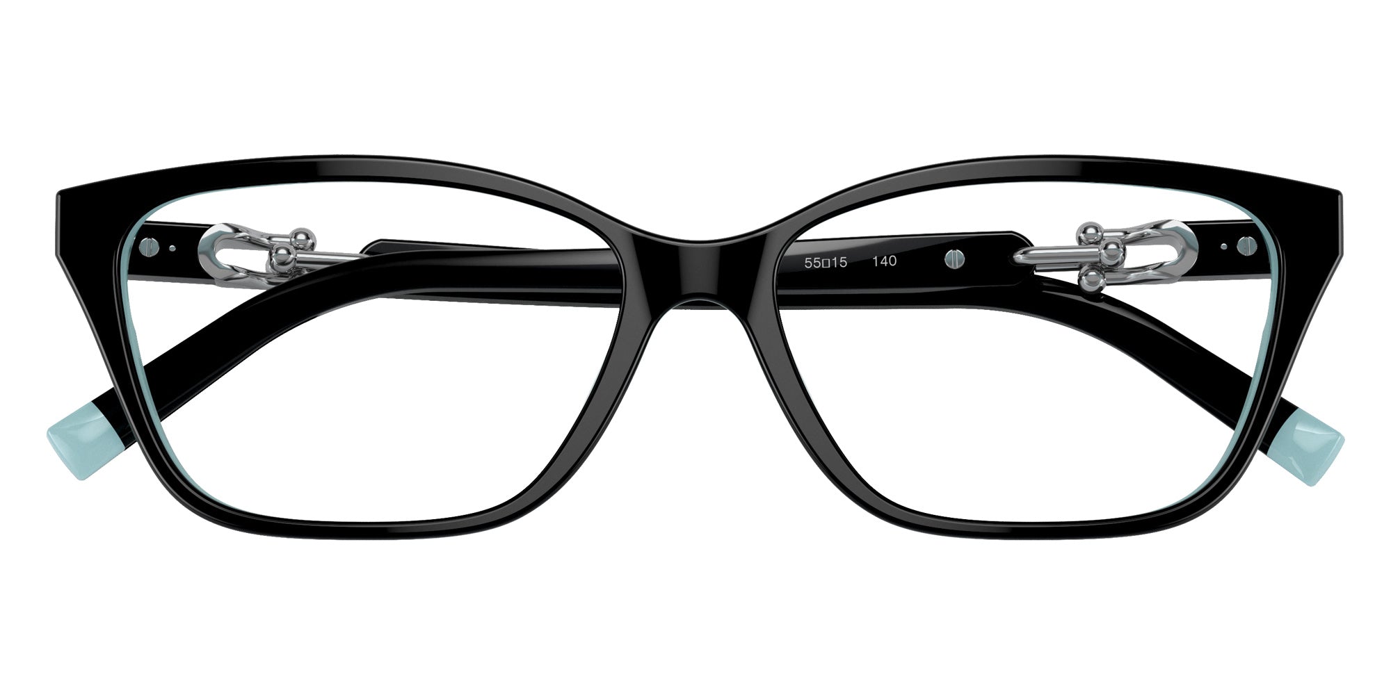 TIFFANY TF2229 8055 55 - Black on Tiffany Blue #id:tf22298055_s:104120