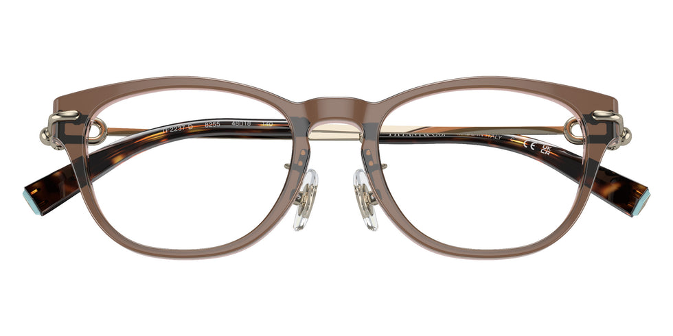 TIFFANY TF2237D 8255 48 - Brown Transparent on Pink #id:tf2237d8255_s:100120