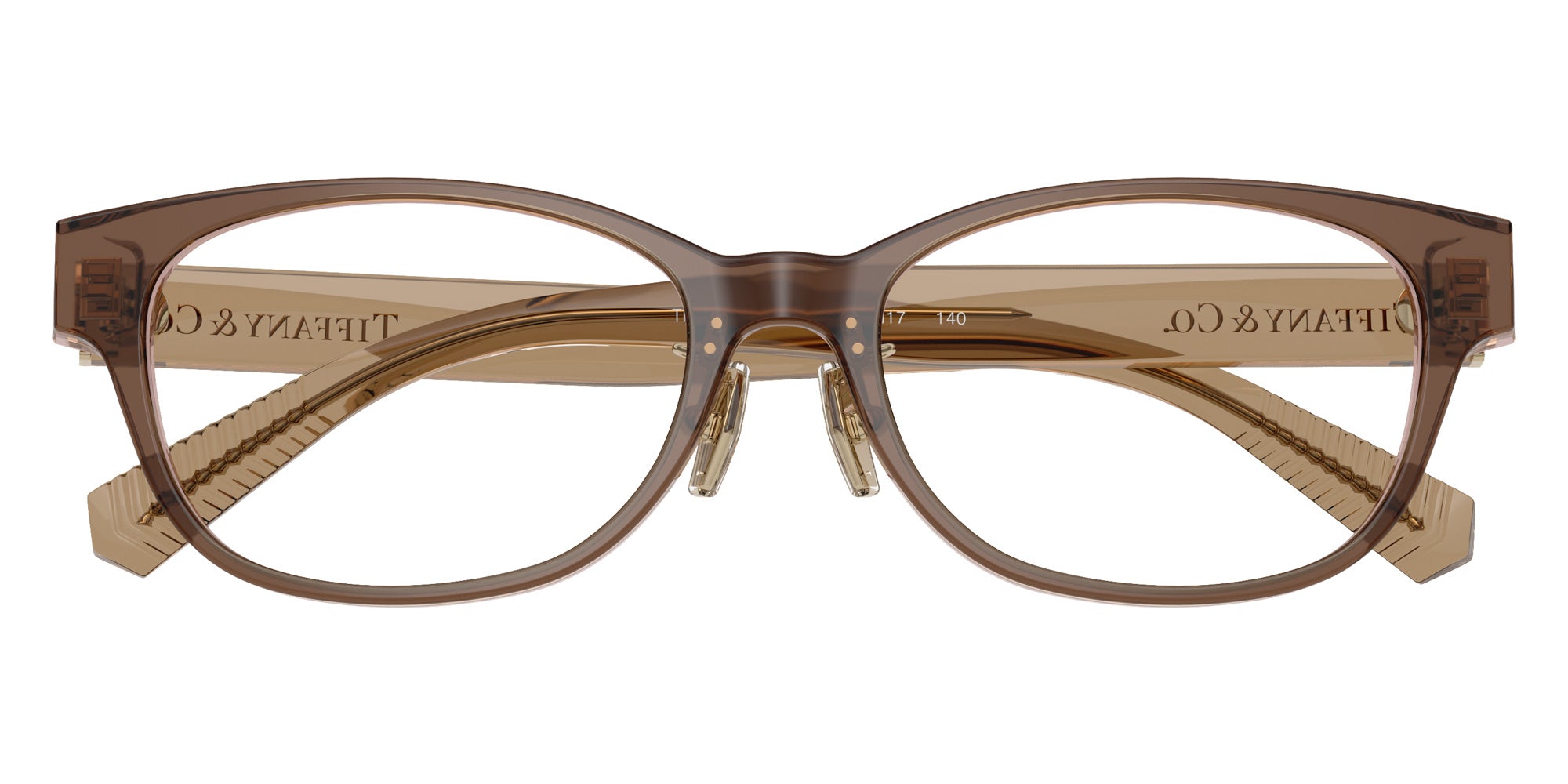 TIFFANY TF2263D 8255 53 - Brown Transparent on Pink #id:tf2263d8255_s:102120