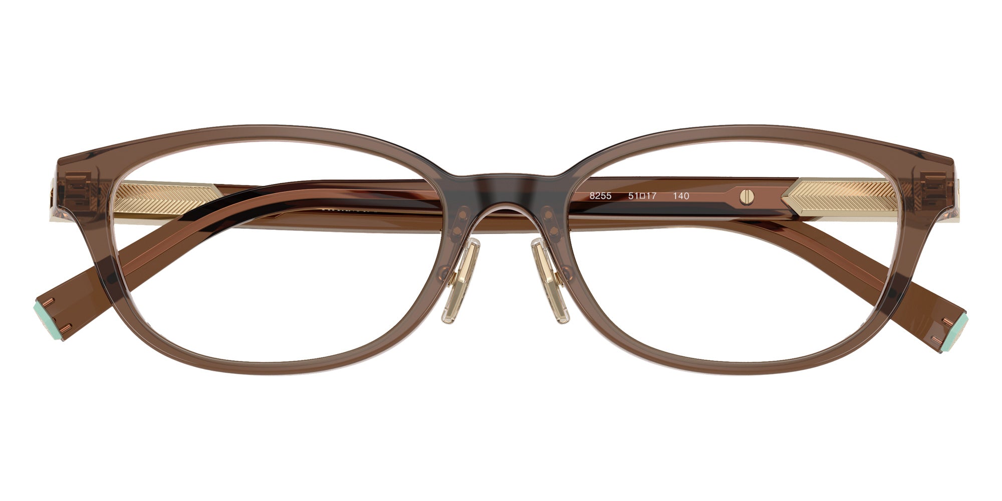 TIFFANY TF2280D 8255 51 - Brown Transparent on Pink #id:tf2280d8255_s:104120