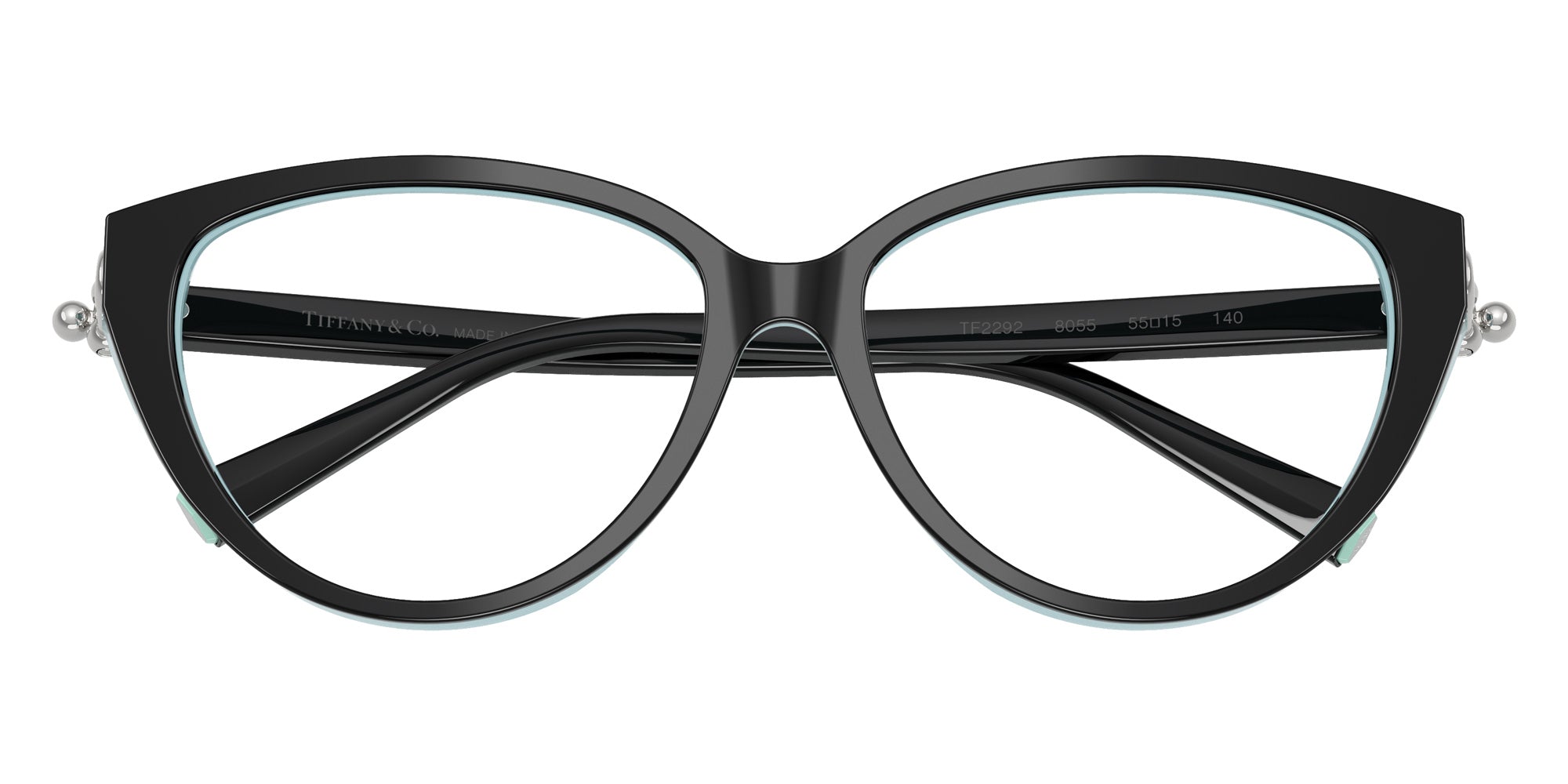 TIFFANY TF2292 8055 55 - Black on Tiffany Blue #id:tf22928055_s:106120
