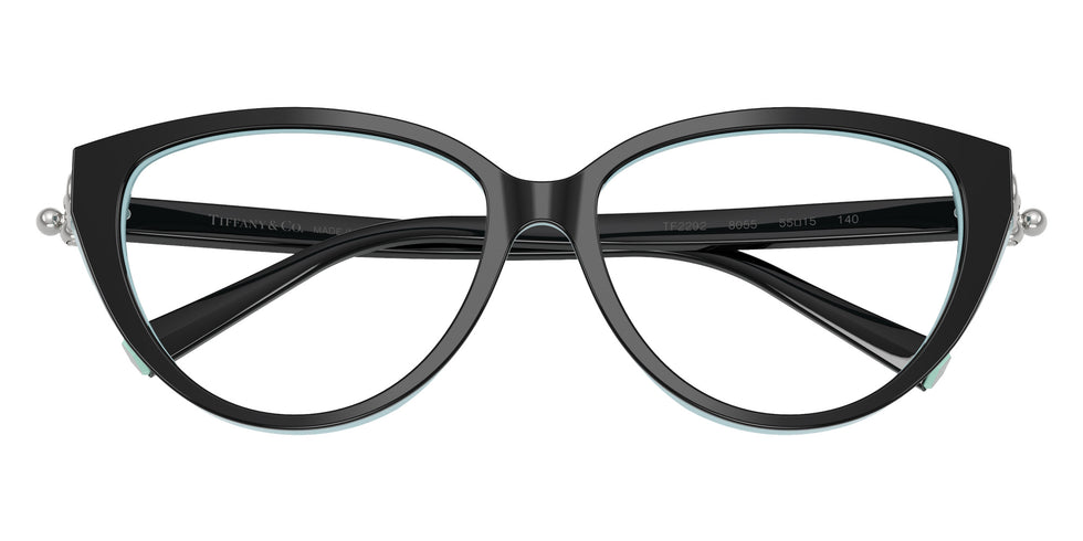 TIFFANY TF2292 8055 55 - Black on Tiffany Blue #id:tf22928055_s:106120
