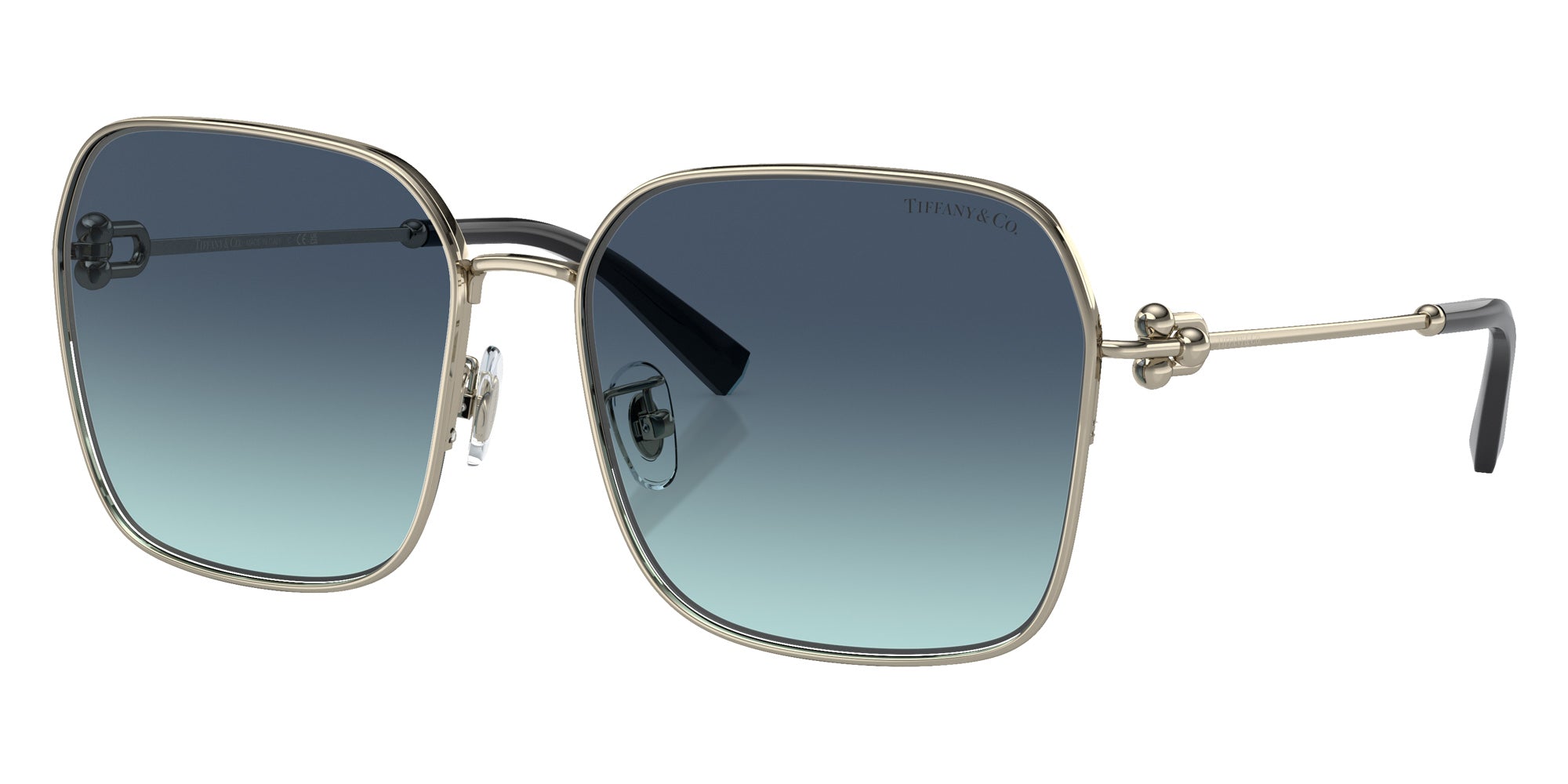 TIFFANY TF3093D 60219S 60 - Pale Gold / Azure Gradient Blue #id:tf3093d60219s_s:100105