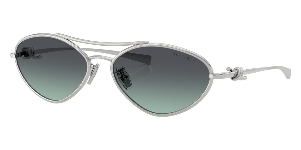 TIFFANY TF3117 60012G 58 - Silver / Azure/Dark Gray #id:tf311760012g_s:100105