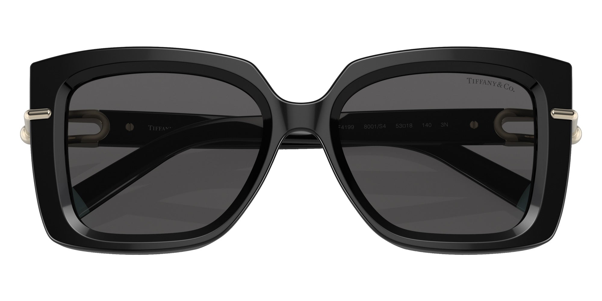 TIFFANY TF4199 8001S4 53 - Black / Dark Gray #id:tf41998001s4_s:100120