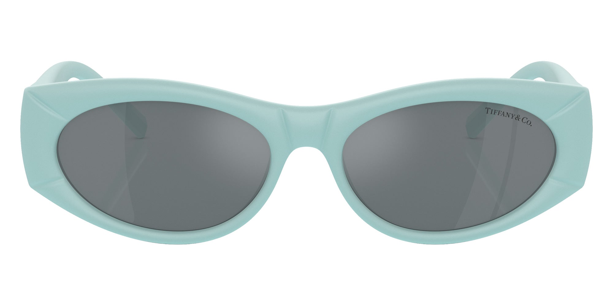 TIFFANY TF4222U 84146G 55 - Tiffany Blue Rubberized / Gray Mirrored Black #id:tf4222u84146g_s:100100
