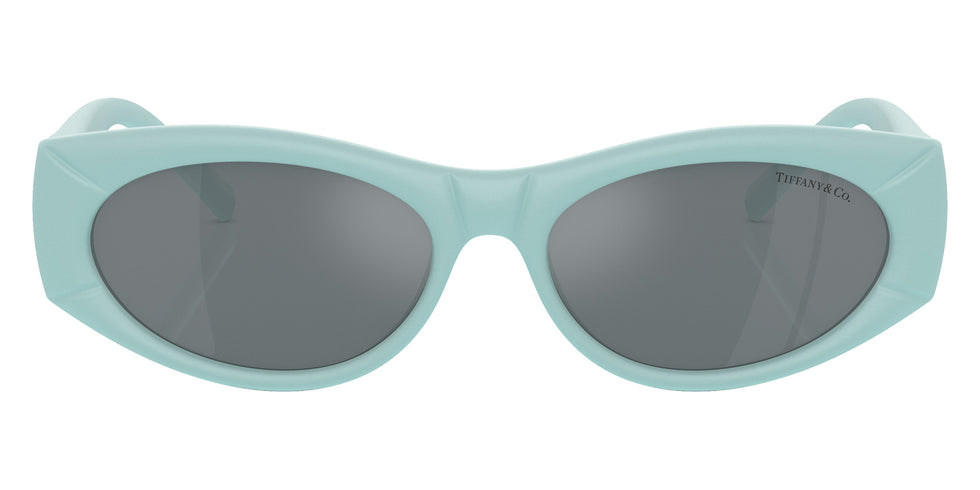 TIFFANY TF4222U 84146G 55 - Tiffany Blue Rubberized / Gray Mirrored Black #id:tf4222u84146g_s:100100