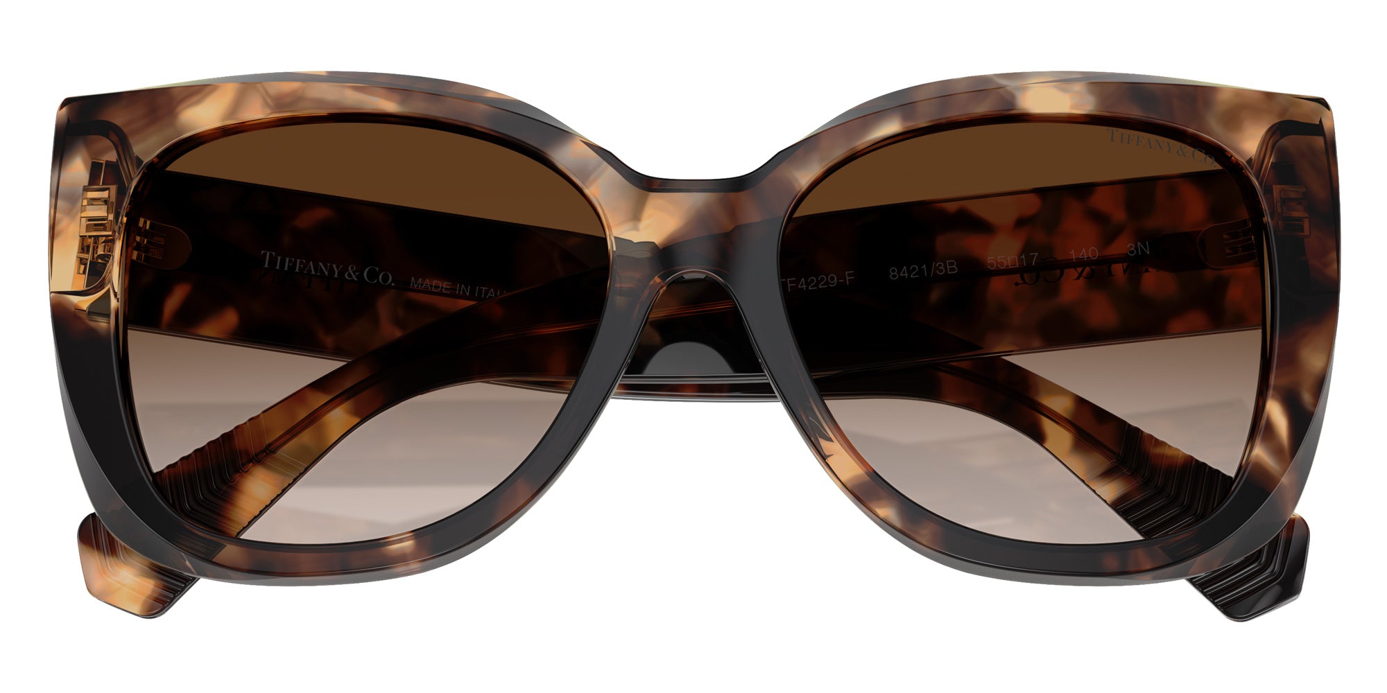 TIFFANY TF4229F 84213B 55 - Spotted Brown Havana / Brown Gradient #id:tf4229f84213b_s:100120